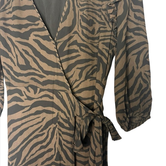 BA&SH Selena Zebra Print High Low Maxi Dress Size Small - Picture 7 of 16